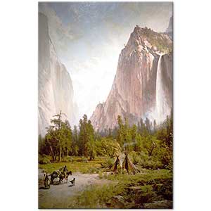Thomas Hill Yosemite Vadisinde Şelale