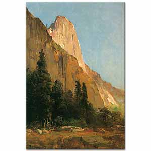 Thomas Hill Sentinel Kayalığı Yosemite