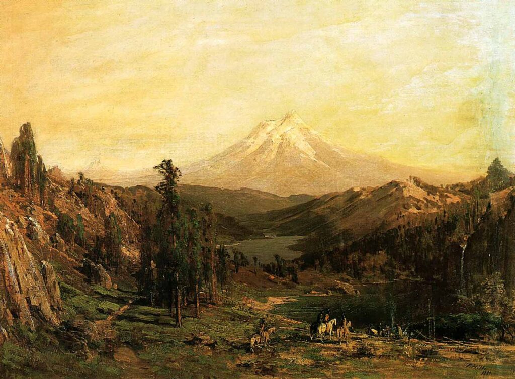 Thomas Hill Shasta Dağı ve Castle Gölü