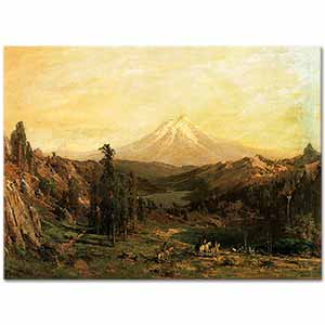 Thomas Hill Shasta Dağı ve Castle Gölü