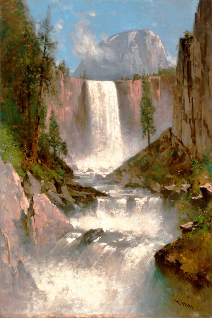 Thomas Hill Vernal Şelalesi Yosemite