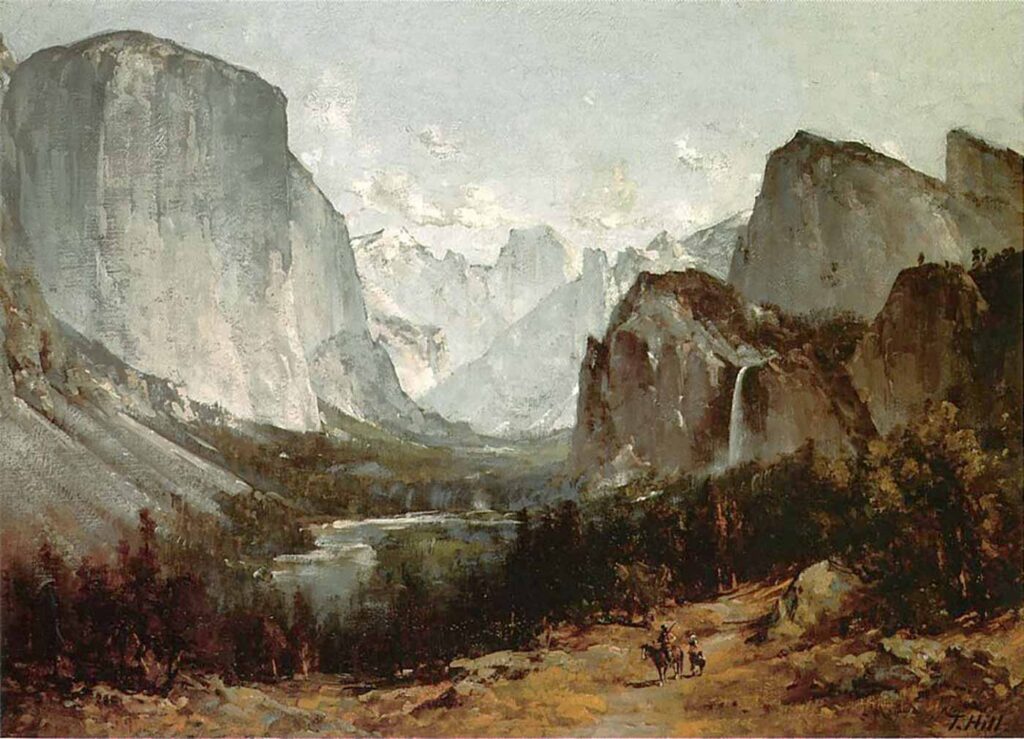 Thomas Hill Yosemite Vadisinden Görünüm