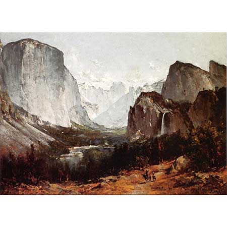 Thomas Hill Yosemite Vadisinden Görünüm