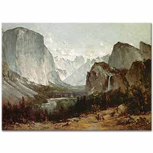 Thomas Hill Yosemite Vadisinden Görünüm