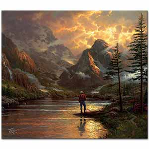 Thomas Kinkade Balık Avı