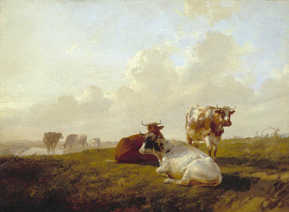 Thomas Sidney Cooper Çayırda inekler
