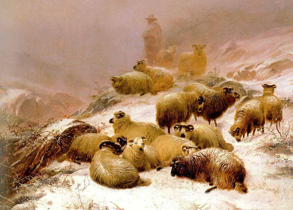 Thomas Sidney Cooper Üşüyen Koyunlar