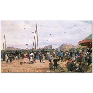 Victor Gabriel Gilbert Clignancourt'ta Panayır Yerleri