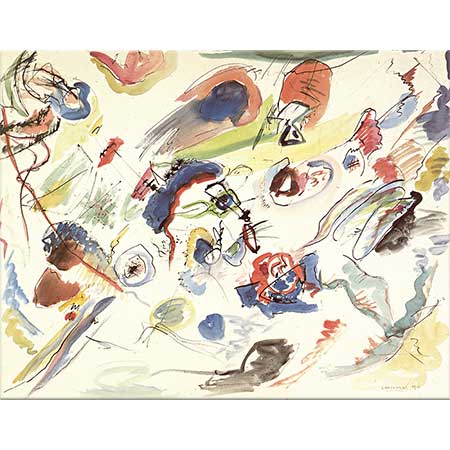 Wassily Kandinsky İsimsiz Soyut Suluboya