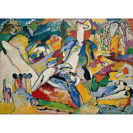 Wassily Kandinsky Kompozisyon 02 için Etüd