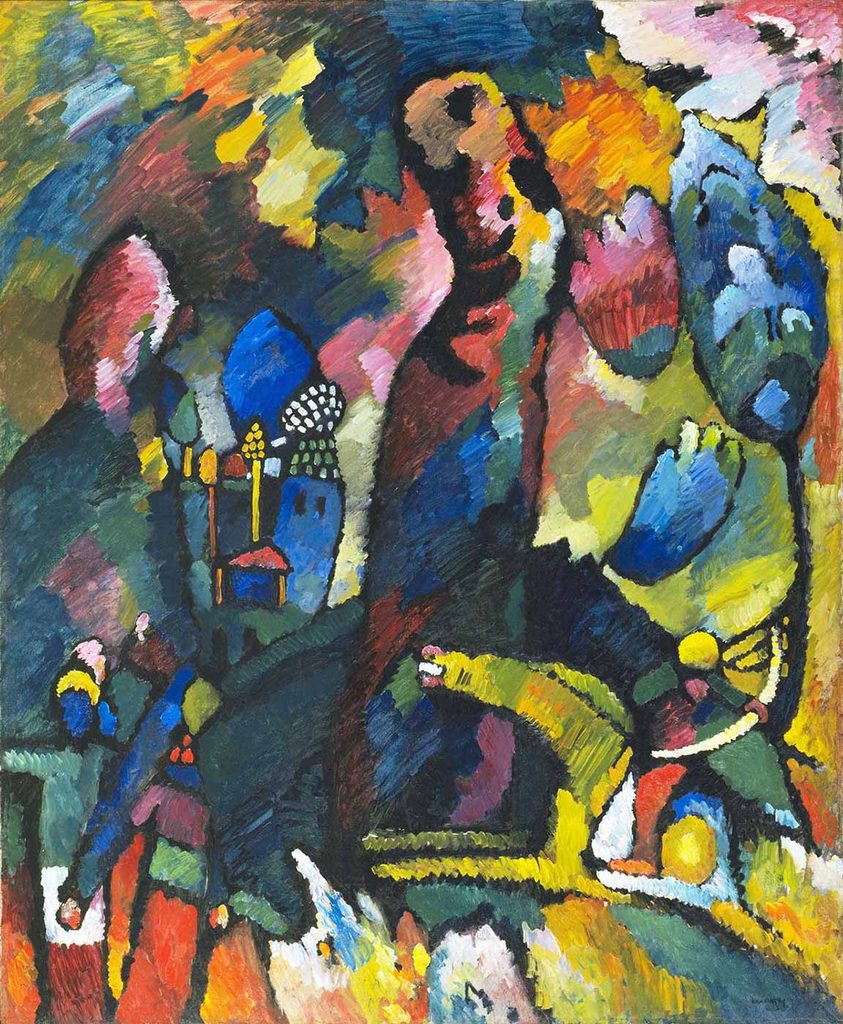 Wassily Kandinsky Okçulu Tablo