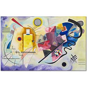 Wassily Kandinsky Sarı Kırmızı Mavi