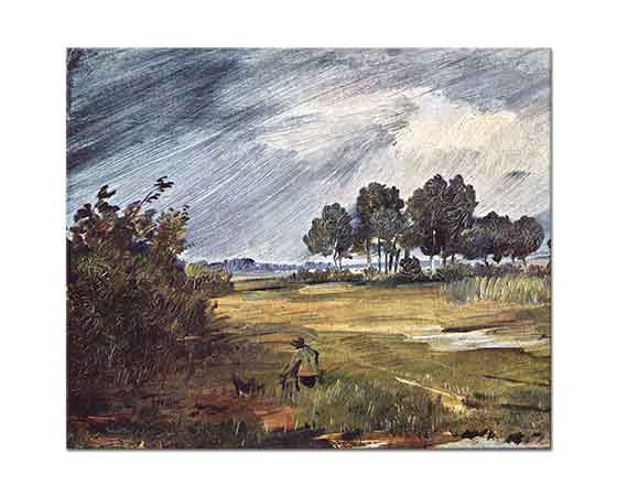 Wilhelm Busch Yağmur Manzarası