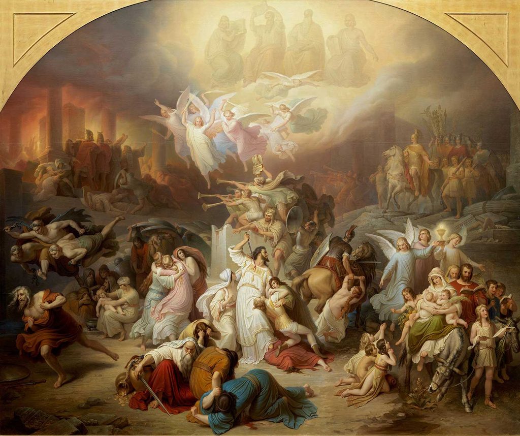 Wilhelm von Kaulbach Kudüs'ün Yıkılışında Titus