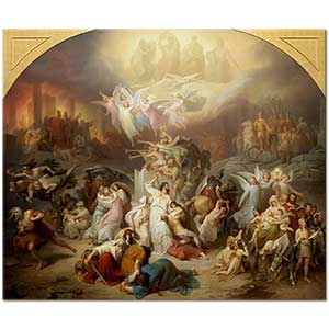 Wilhelm von Kaulbach Kudüs'ün Yıkılışında Titus