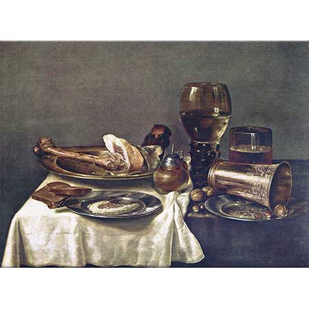 Willem Claesz Heda Jambonlu Natürmort