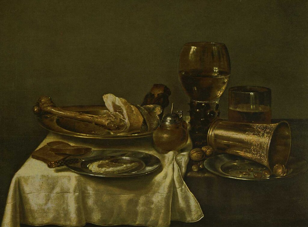 Willem Claesz Heda Jambonlu Natürmort