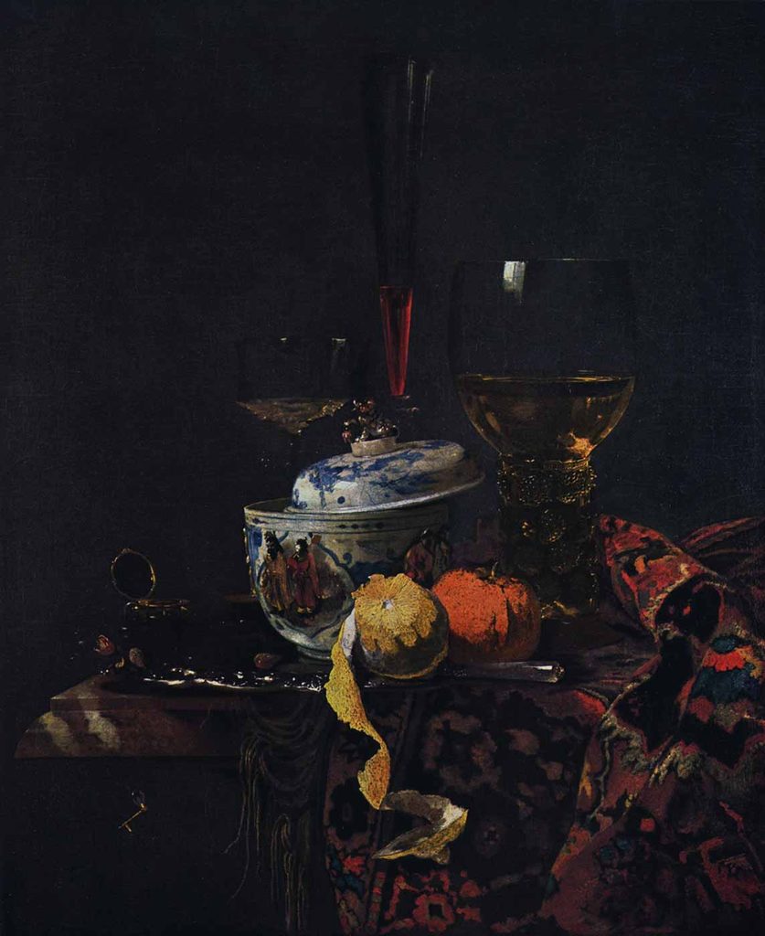 Willem Kalf Kaseli Natürmort
