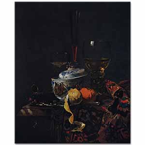 Willem Kalf Kaseli Natürmort