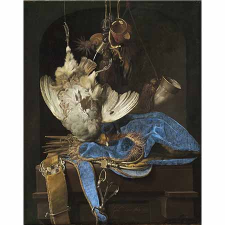 Willem van Aelst Av Malzemeleri ile Natürmort