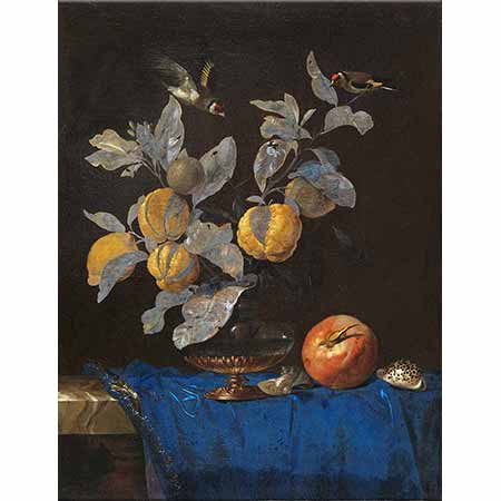 Willem van Aelst Çiçekler ve Meyve