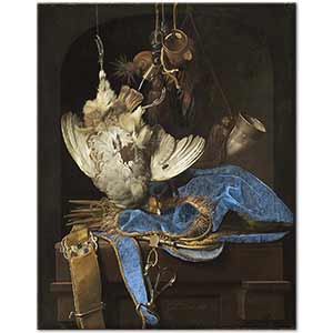 Willem van Aelst Av Malzemeleri ile Natürmort
