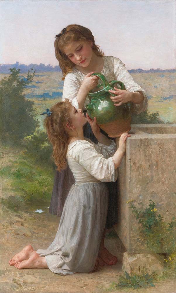 William Adolphe Bouguereau Çeşme Başında