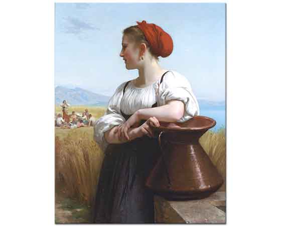 William Adolphe Bouguereau Çiftçi Kız