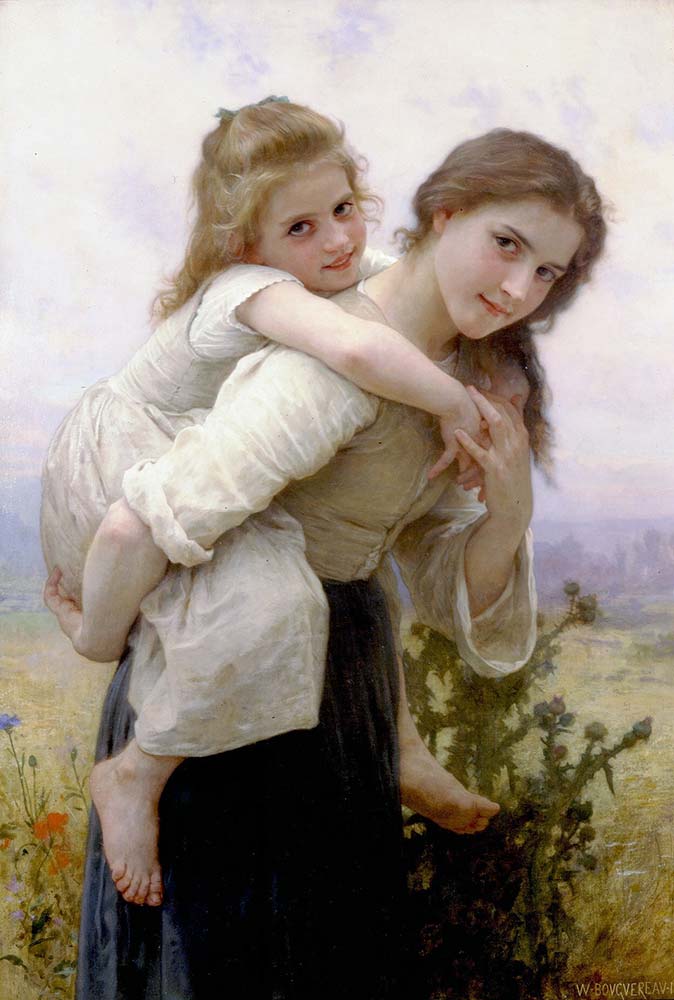 William Adolphe Bouguereau Çok Ağır Değilsin