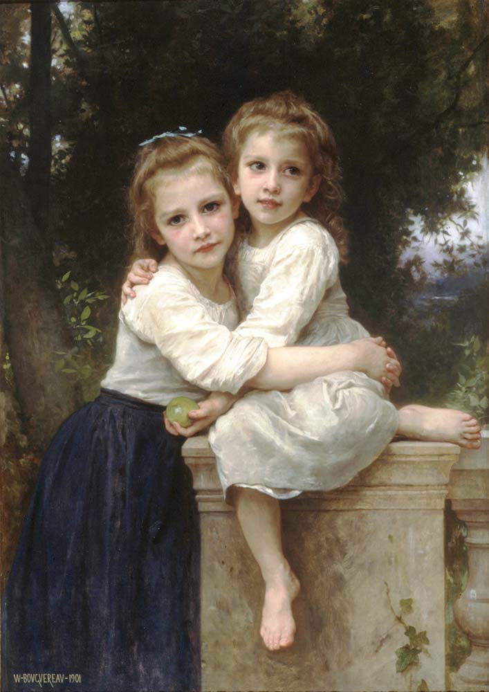 William Adolphe Bouguereau Kız Kardeşler