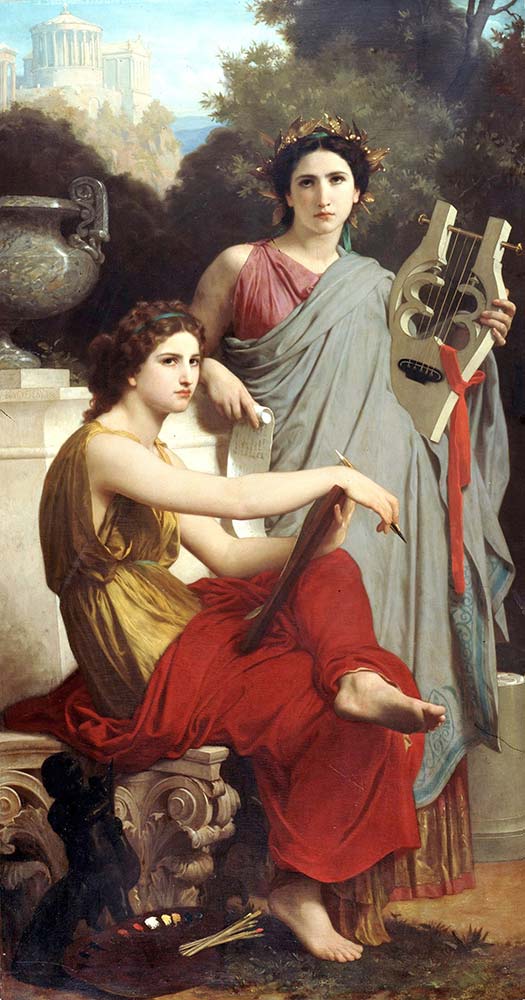 William Adolphe Bouguereau Müzik ve Edebiyat