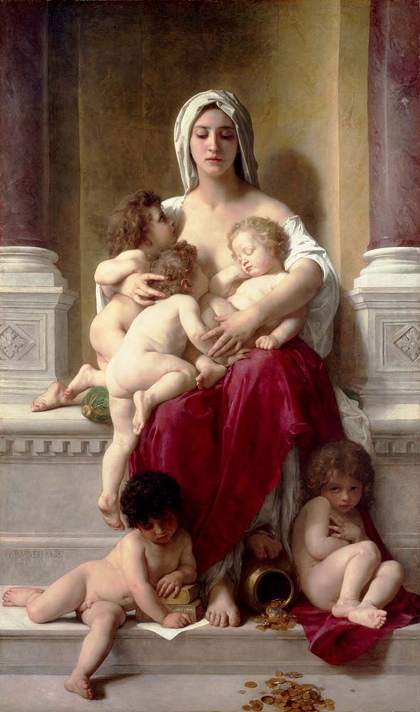 William Adolphe Bouguereau Şefkat