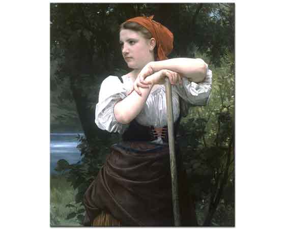 William Adolphe Bouguereau Tırpanlı Kız