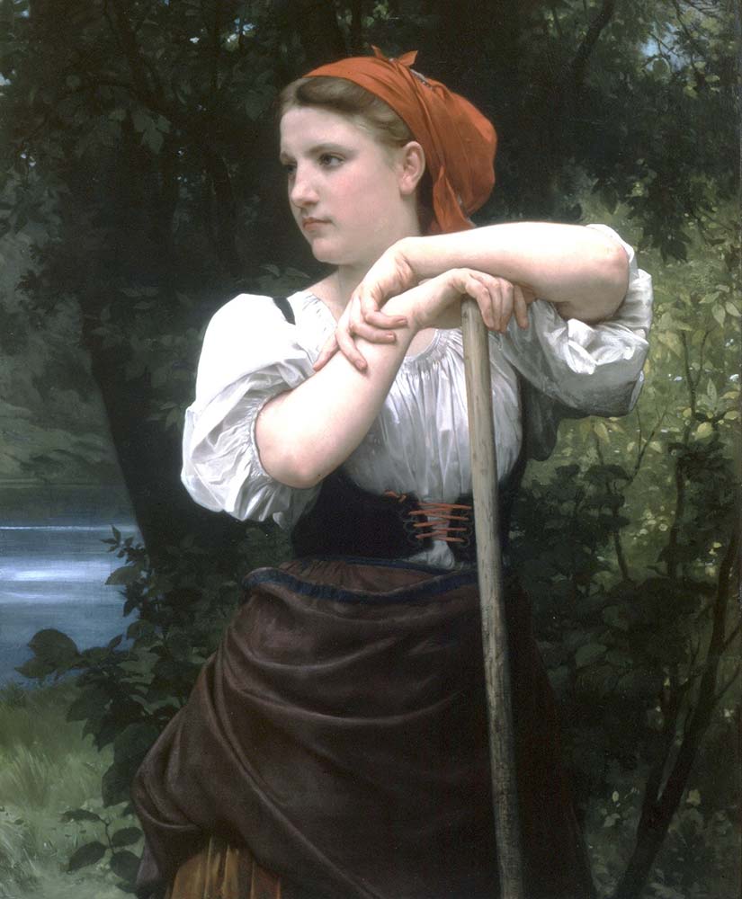 William Adolphe Bouguereau Tırpanlı Kız