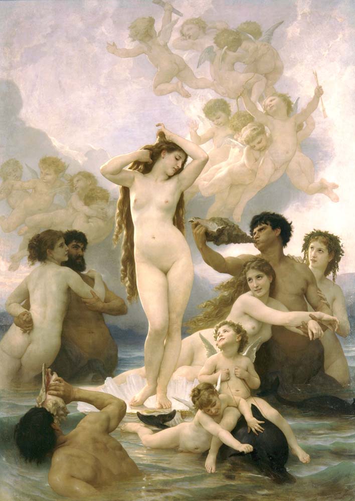 William Adolphe Bouguereau Venus'ün Doğuşu