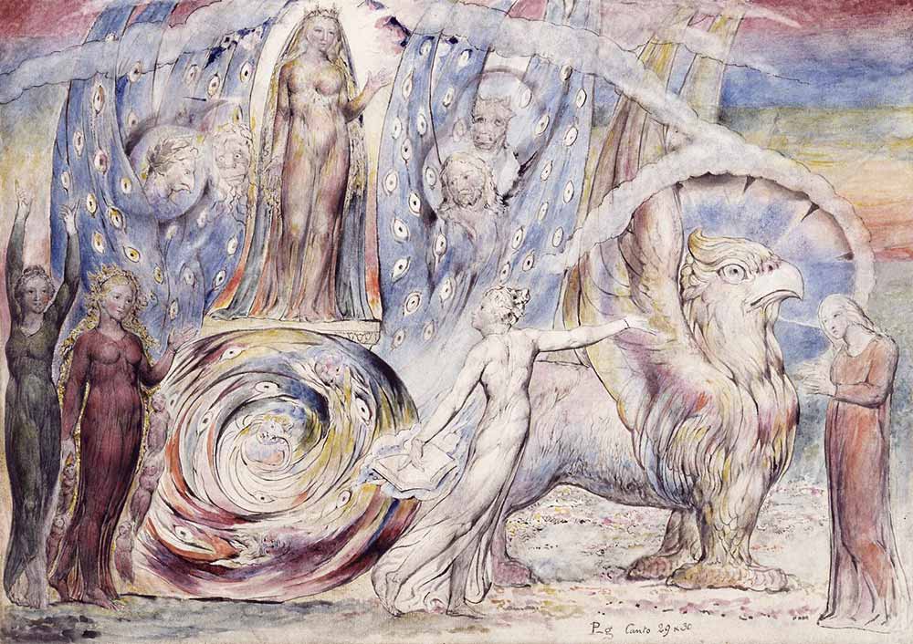 William Blake Dante’nin Cennet’te Beatrice ile Karşılaşması