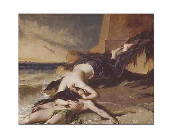 William Etty Hero ve Leandros