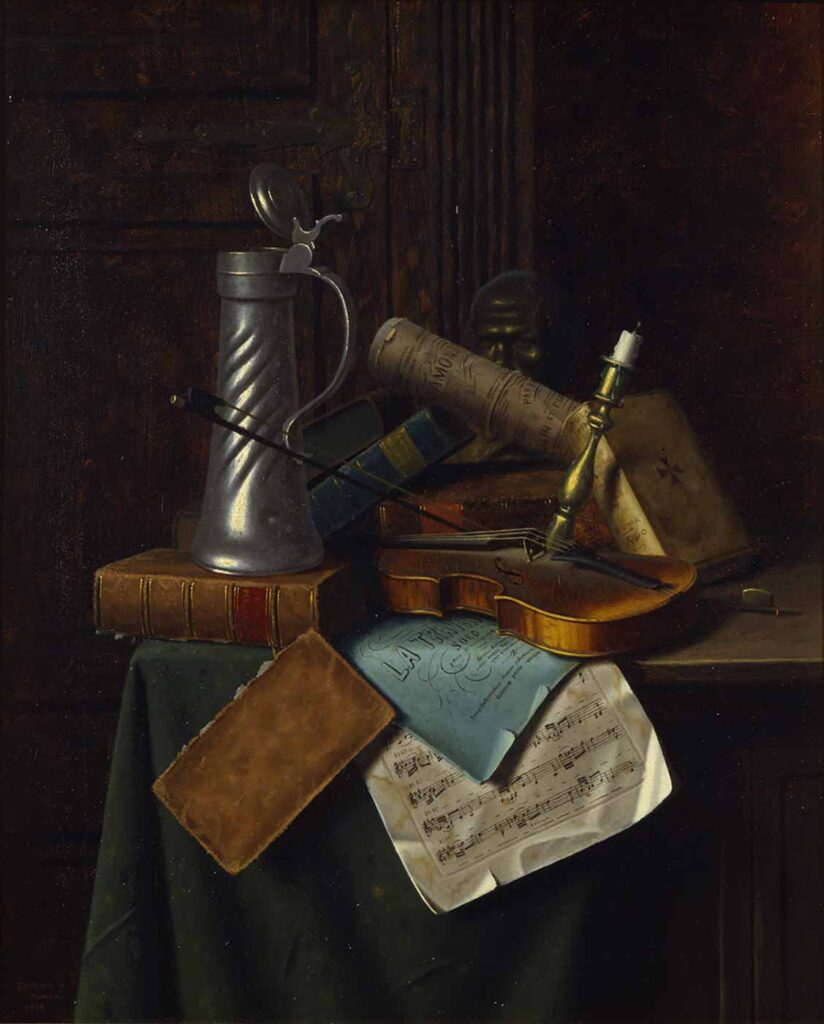 William Michael Harnett Natürmort Münih