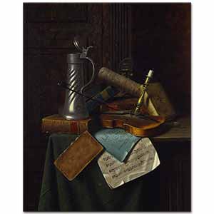 William Michael Harnett Natürmort Münih