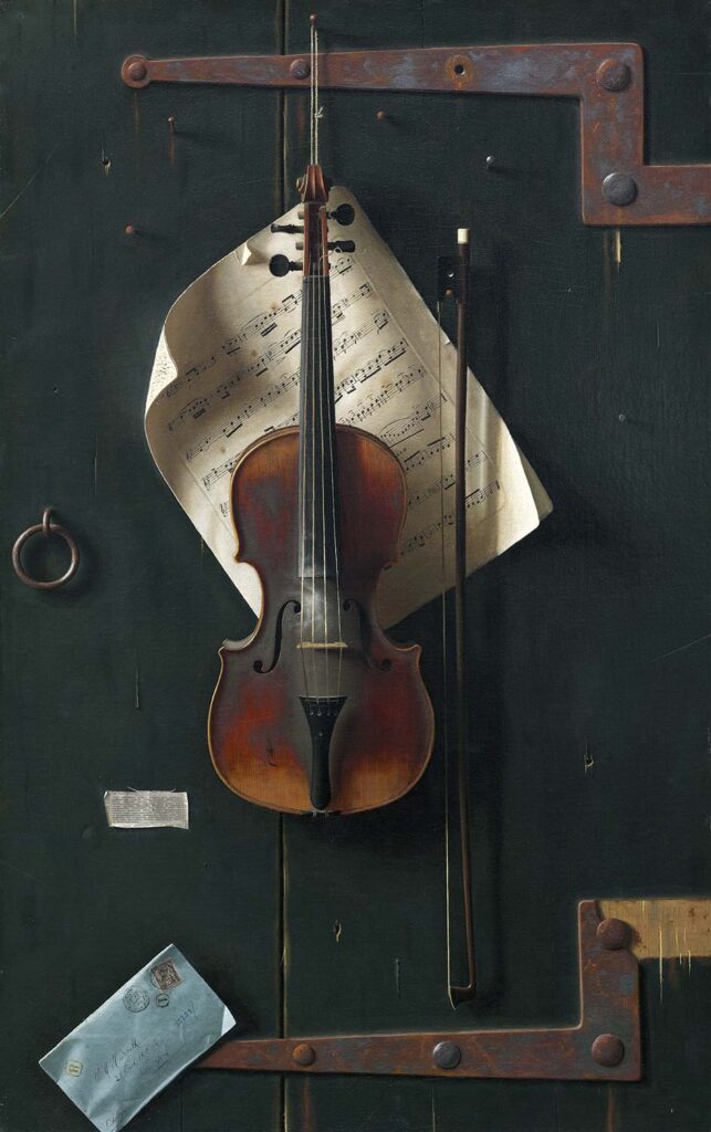 William Michael Harnett Eski Keman