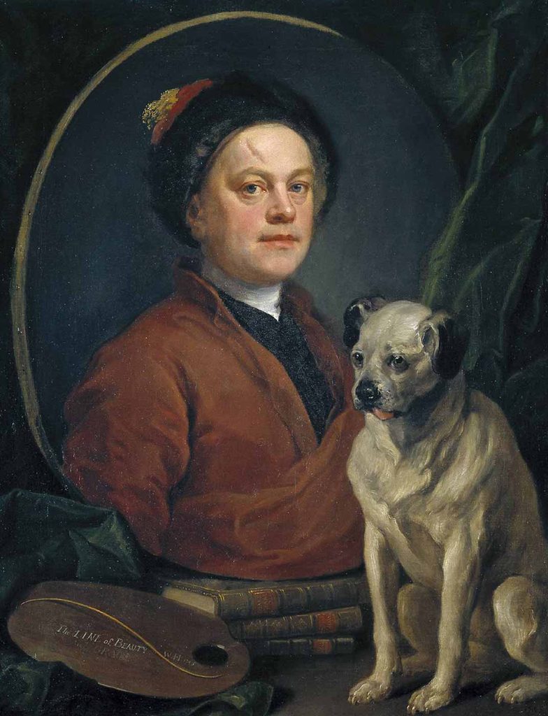 William Hogarth Ressam ve Köpeği
