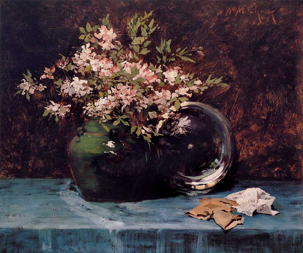 William Merritt Chase Açelyalar