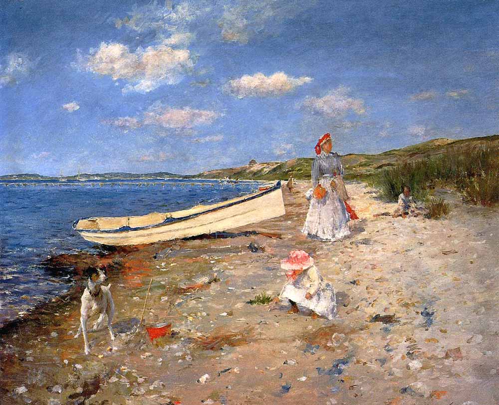 William Merritt Chase Shinnecock Koyu'nda Güneşli Bir Gün