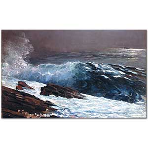 Winslow Homer Kıyıda Güneş Işığı