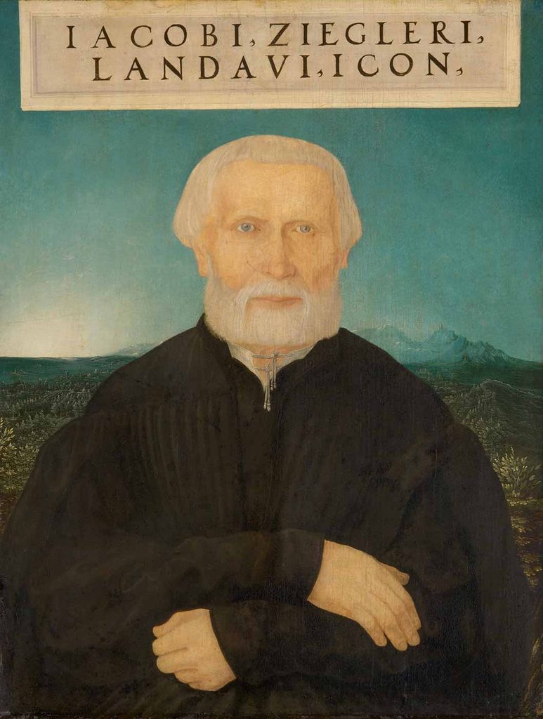 Wolf Huber Jacob Ziegler Portresi