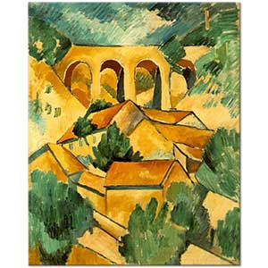 Georges Braque L'Estaque'de Viyadükt