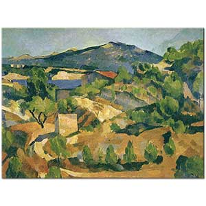 Paul Cezanne Fransız Provenci'nde Dağlar