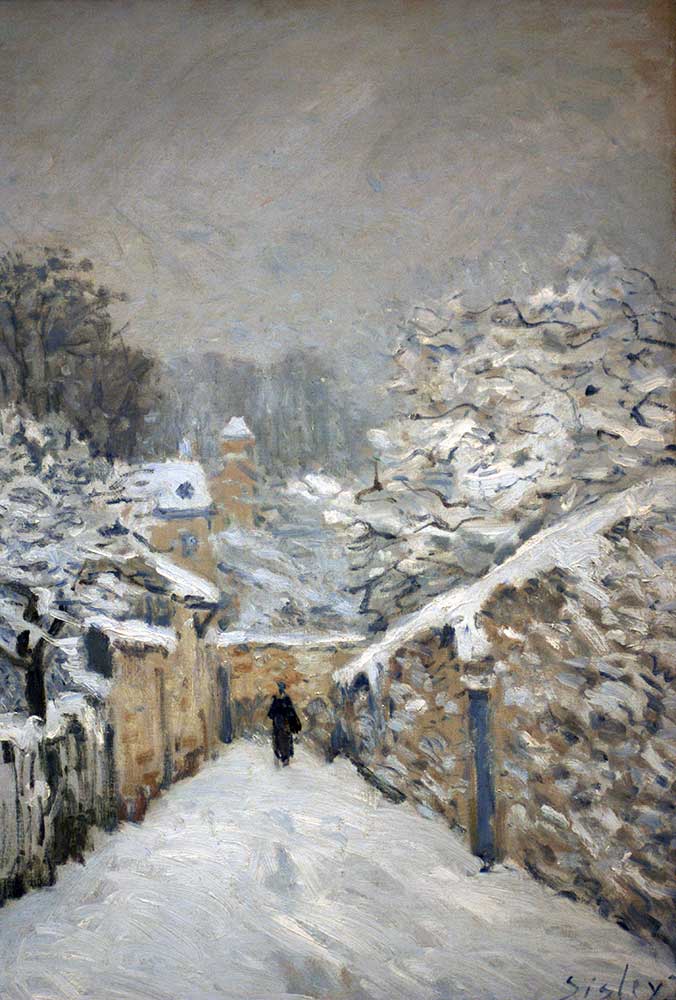 Alfred Sisley Karlı Yol