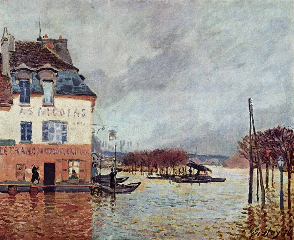 Alfred Sisley Marly Limanında