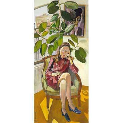 Alice Neel Nancy ve Çiçeği